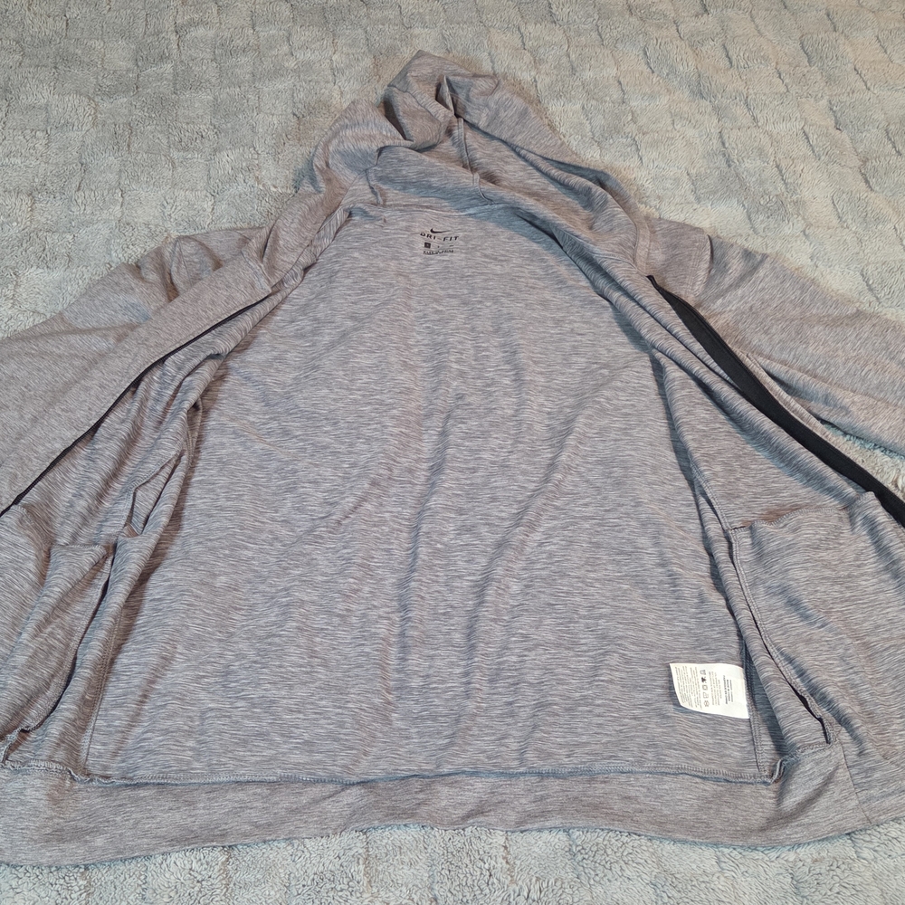 Nike Men's Gray Full-Zip Jacket Size Small - Picture 9 of 13